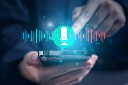Man Speaking with AI