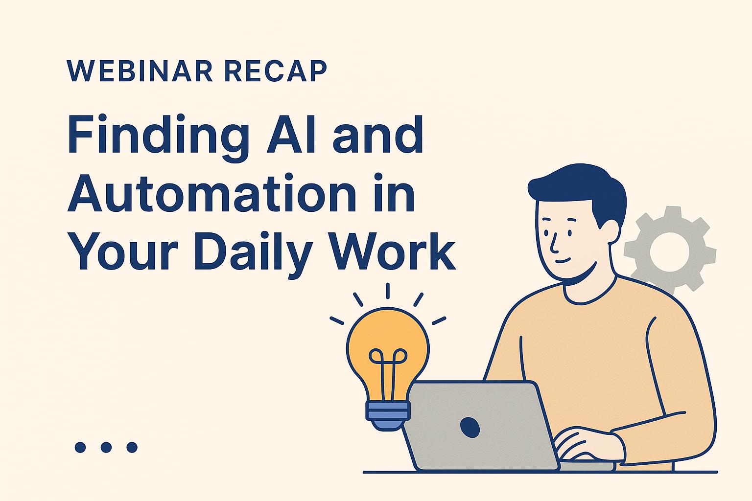Human working with AI at his work