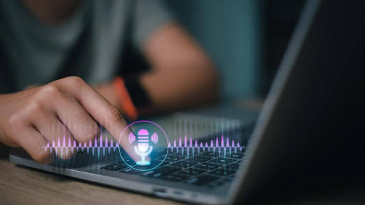 AI voice agent illustration